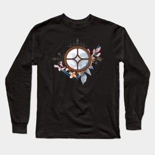 crow and flower Long Sleeve T-Shirt